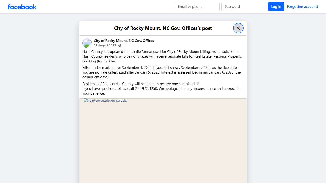 Nash County has... - City of Rocky Mount, NC Gov. Offices Facebook