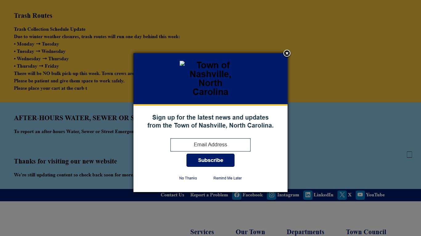 Property Taxes - The Original Town of Nashville, NC